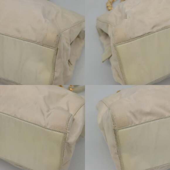 PRADA Shoulder Bag Nylon Beige - Picture 10 of 13